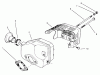 Toro 22045 - Recycler Mower, 1997 (7900001-7999999) Ersatzteile MUFFLER ASSEMBLY (MODEL NO. 47PS5-7)(MODEL NO. 22045B)(MODEL NO. 47PT6-7)(MODEL NO. 22045)
