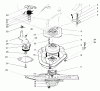 Toro 22045 - Recycler Mower, 1998 (8900001-8999999) Ersatzteile BLADE BRAKE CLUTCH ASSEMBLY