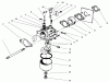 Toro 22045 - Recycler Mower, 2000 (200000001-200999999) Ersatzteile CARBURETOR ASSEMBLY (MODEL NO. 47PV9-7)