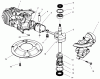 Toro 22045 - Recycler Mower, 2000 (200000001-200999999) Ersatzteile CRANKSHAFT ASSEMBLY (MODEL NO. 47PV9-7)