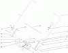 Toro 22045 - Recycler Mower, 2000 (200000001-200999999) Ersatzteile HANDLE ASSEMBLY