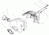 Toro 22045 - Recycler Mower, 2000 (200000001-200999999) Ersatzteile MUFFLER ASSEMBLY (MODEL NO. 47PV9-7)