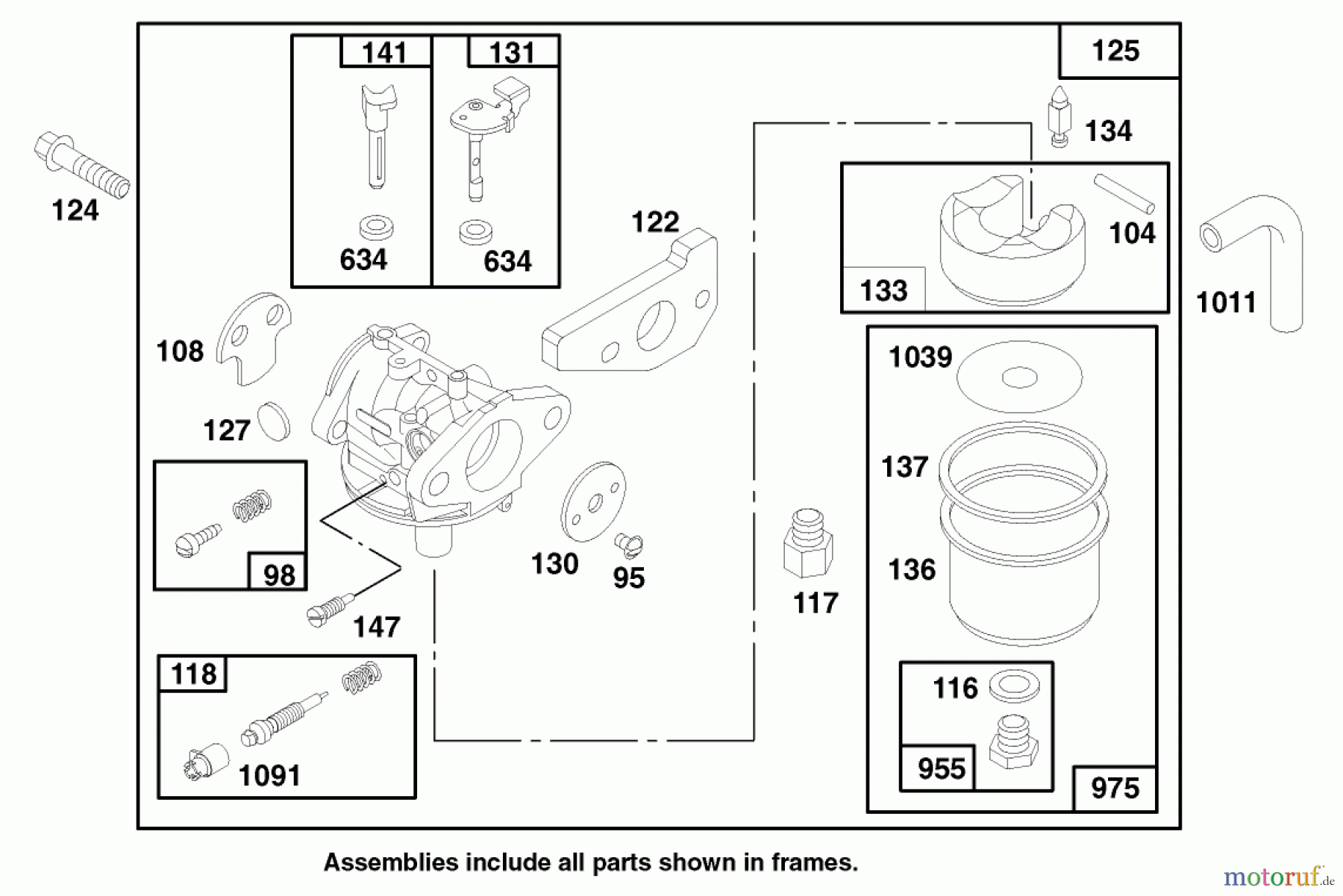 Toro Neu Mowers, Walk-Behind Seite 2 22140 - Toro Recycler Mower, 1997 (790000001-799999999) ENGINE GTS 150 #3