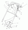 Toro 22140 - Recycler Mower, 1997 (790000001-799999999) Ersatzteile HANDLE ASSEMBLY