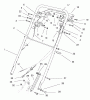 Toro 22141 - Lawnmower, 1997 (790000001-799999999) Ersatzteile HANDLE ASSEMBLY