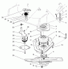Toro 22142 - Lawnmower, 1997 (7900001-7999999) Ersatzteile BLADE BRAKE CLUTCH ASSEMBLY