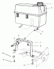 Toro 22142 - Lawnmower, 1997 (7900001-7999999) Ersatzteile GAS TANK ASSEMBLY