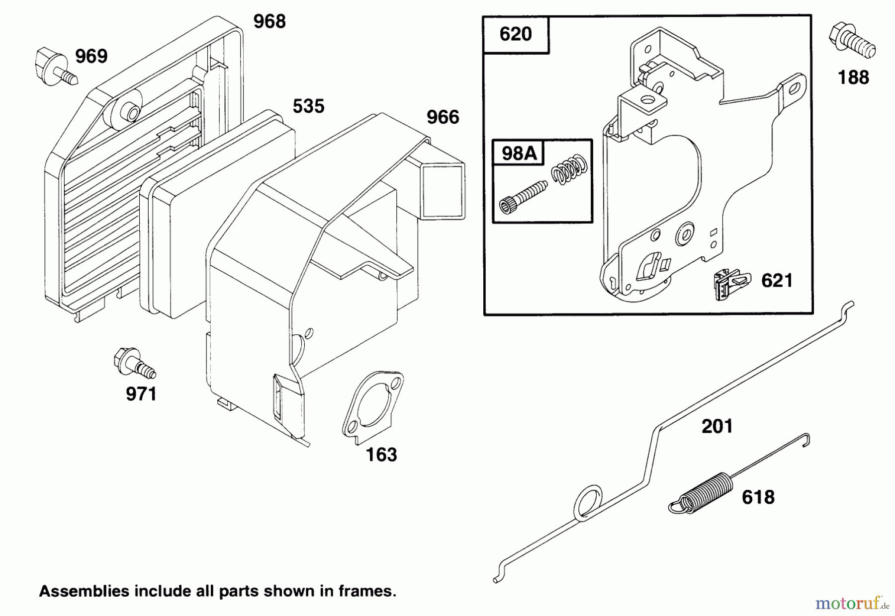 Toro Neu Mowers, Walk-Behind Seite 2 22150 - Toro Lawnmower, 1996 (6900001-6999999) ENGINE GTS 150 #4