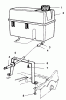 Toro 22150 - Proline 21" Recycler Mower, 1995 (5900001-5999999) Ersatzteile GAS TANK ASSEMBLY