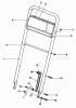Toro 22151 - Lawnmower, 1992 (2000001-2999999) Ersatzteile HANDLE ASSEMBLY