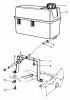 Toro 22151 - Lawnmower, 1993 (3900001-3900855) Ersatzteile GAS TANK ASSEMBLY