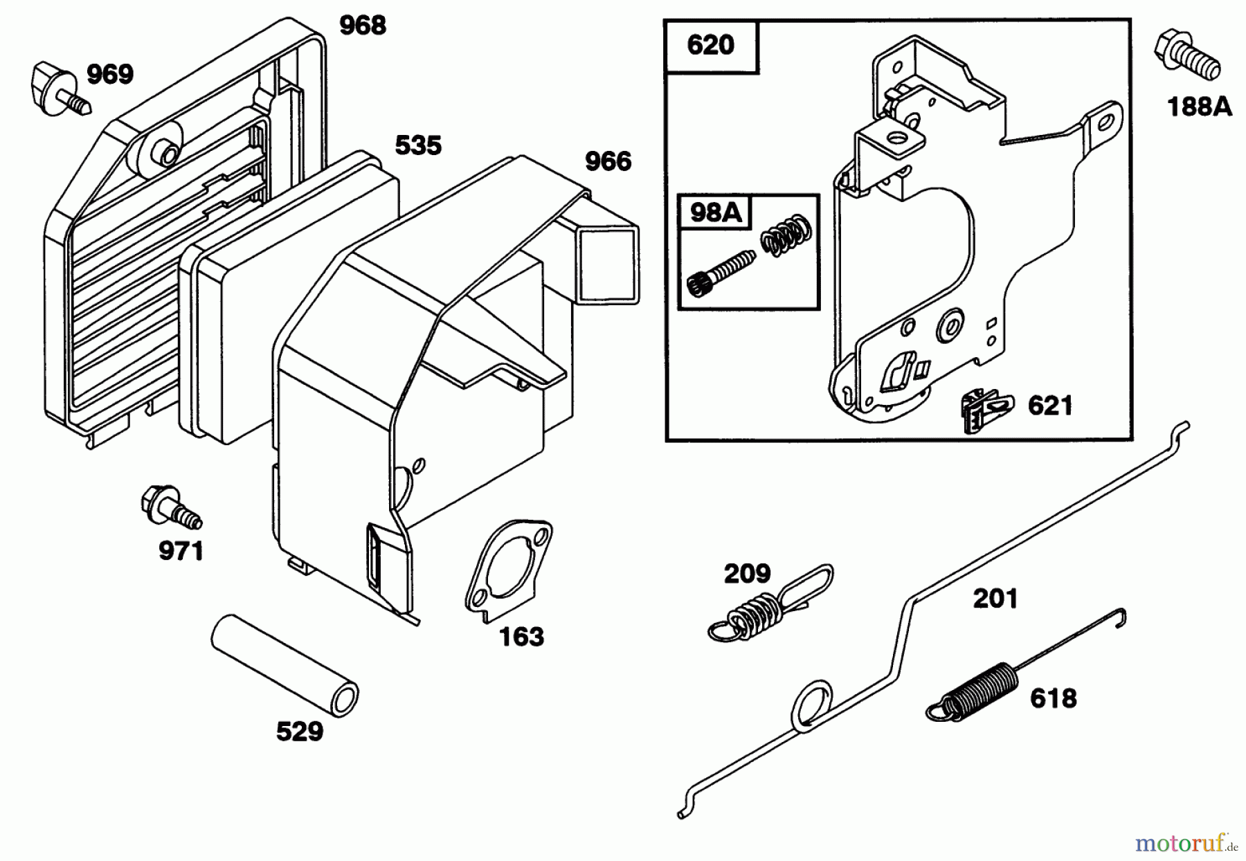 Toro Neu Mowers, Walk-Behind Seite 2 22151 - Toro Lawnmower, 1993 (3900856-3999999) ENGINE GTS 150 #4