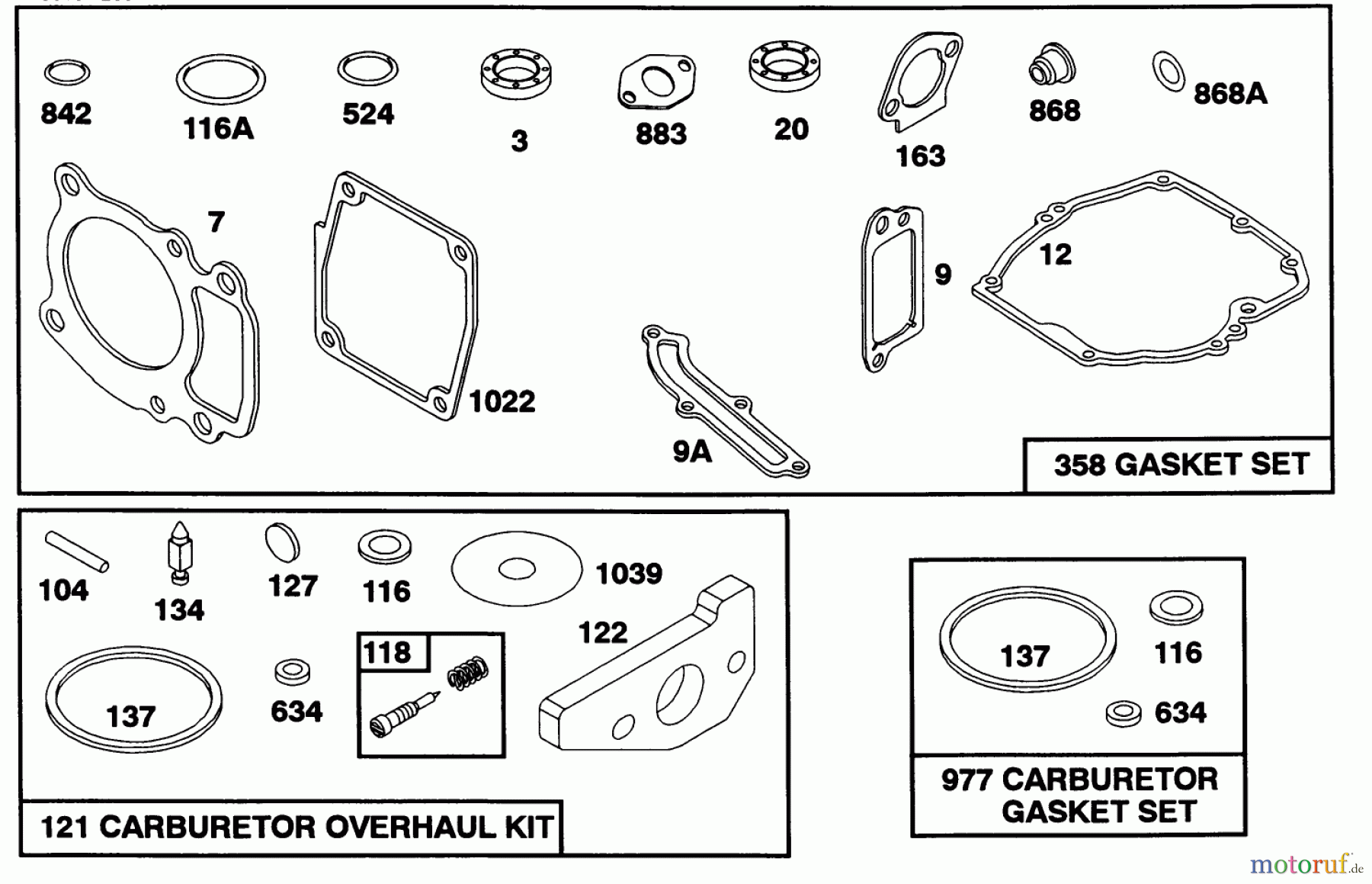 Toro Neu Mowers, Walk-Behind Seite 2 22151 - Toro Lawnmower, 1993 (3900856-3999999) ENGINE GTS 150 #8