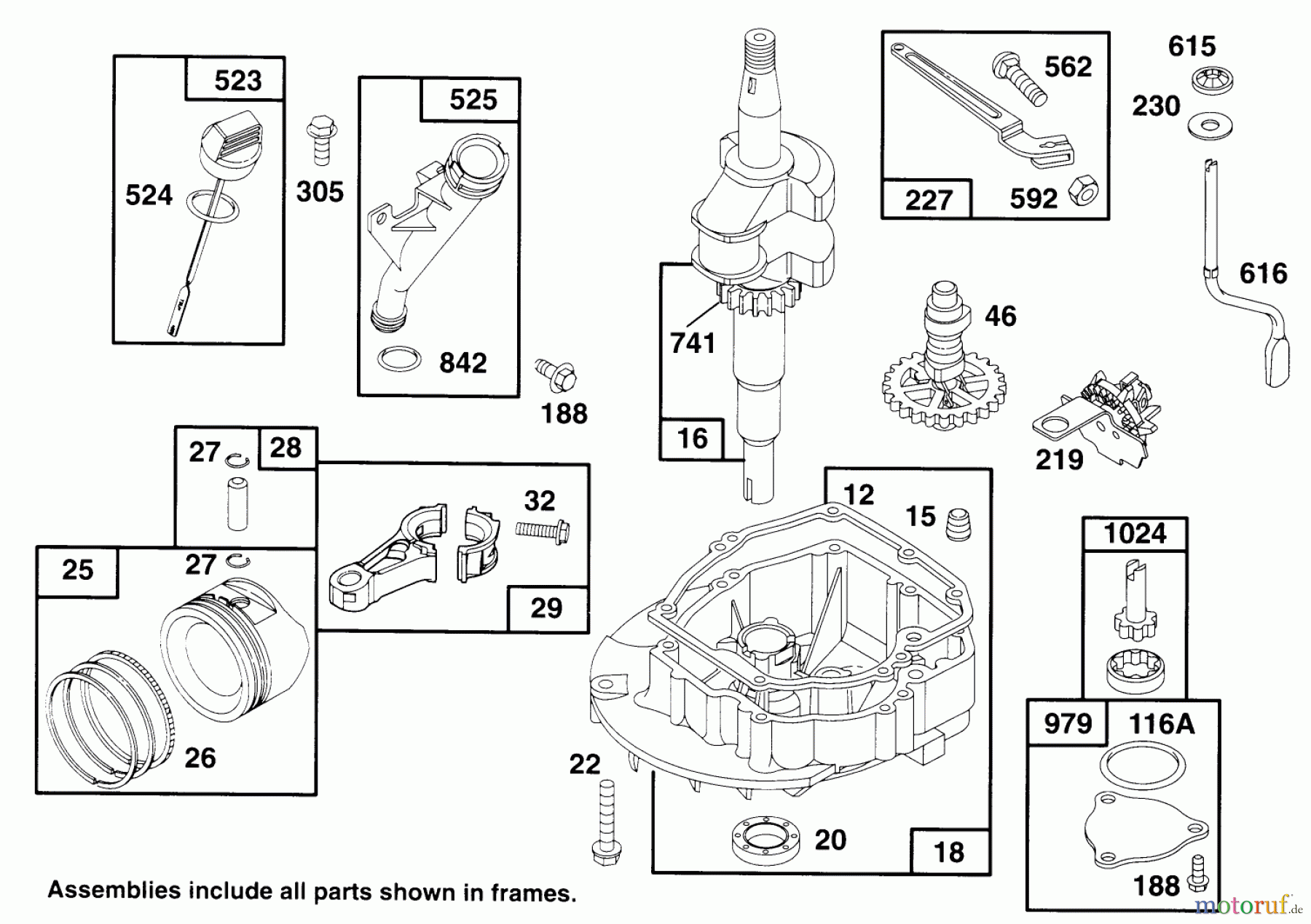 Toro Neu Mowers, Walk-Behind Seite 2 22151 - Toro Lawnmower, 1994 (4900001-4999999) ENGINE GTS 150 #2