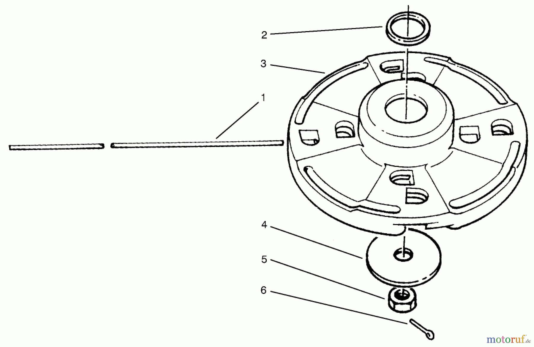 Toro Neu Accessories, Trimmer 46-2810 - Toro Metallic Fixed Line Head, TC 5010 Gas Trimmer HEAD ASSEMBLY