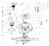 Toro 22154 - Lawnmower, 1997 (7900001-7999999) Ersatzteile BLADE BRAKE CLUTCH ASSEMBLY