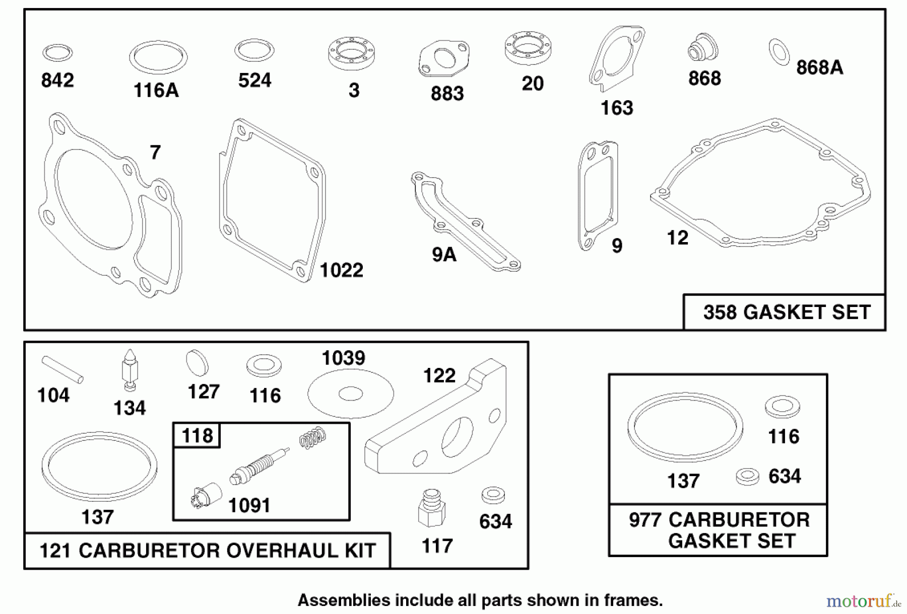  Toro Neu Mowers, Walk-Behind Seite 2 22154 - Toro Lawnmower, 1997 (7900001-7999999) ENGINE GTS 150 #8