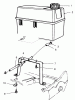 Toro 22154 - Lawnmower, 1997 (7900001-7999999) Ersatzteile GAS TANK ASSEMBLY
