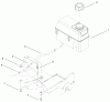 Toro 22158 - Recycler Rear Bagger Mower, 1999 (9900001-9999999) Ersatzteile FUEL TANK ASSEMBLY