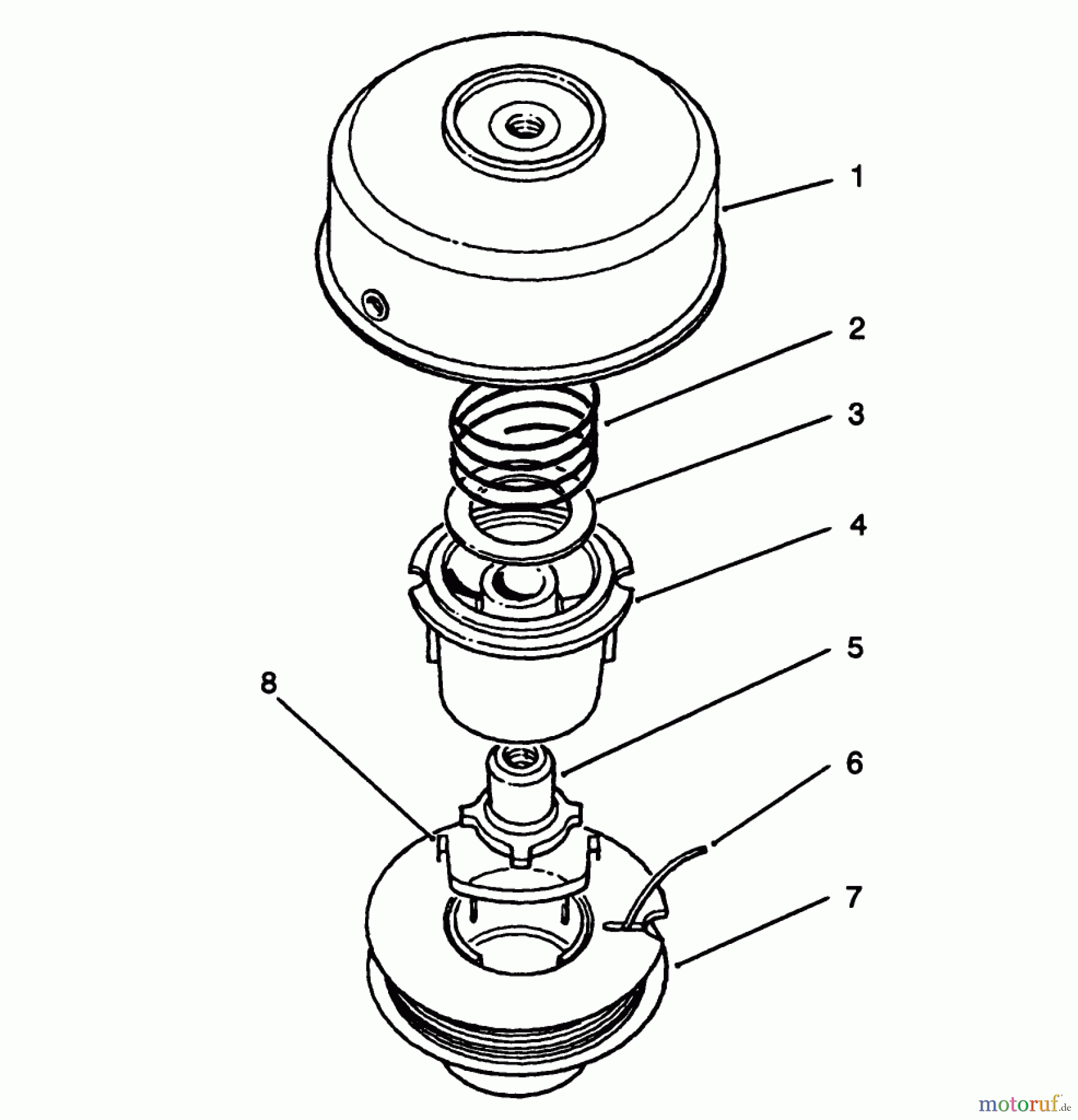 Toro Neu Accessories, Trimmer 83-4600 - Toro One Line Head, TC 5010 Gas Trimmer HEAD ASSEMBLY