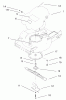 Toro 22160 - Recycler Mower, 2000 (200000001-200999999) Ersatzteile ENGINE & BLADE ASSEMBLY