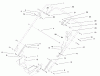 Toro 22160 - Recycler Mower, 2000 (200000001-200999999) Ersatzteile HANDLE ASSEMBLY