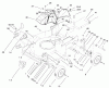 Toro 22160 - Recycler Mower, 2000 (200000001-200999999) Ersatzteile HOUSING ASSEMBLY