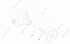 Toro 22160 - Recycler Mower, 2000 (200000001-200999999) Ersatzteile WHEEL & TIRE ASSEMBLY
