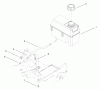 Toro 22161 - Recycler Mower, 1998 (8900001-8999999) Ersatzteile FUEL TANK ASSEMBLY