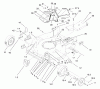 Toro 22161 - Recycler Mower, 1998 (8900001-8999999) Ersatzteile HOUSING ASSEMBLY