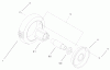 Toro 22161 - Recycler Mower, 2000 (200000001-200999999) Ersatzteile FRONT WHEEL & TIRE ASSEMBLY