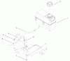Toro 22161 - Recycler Mower, 2000 (200000001-200999999) Ersatzteile GAS TANK ASSEMBLY