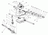 Toro 22161 - Recycler Mower, 2000 (200000001-200999999) Ersatzteile GEAR CASE ASSEMBLY