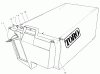 Toro 22161 - Recycler Mower, 2000 (200000001-200999999) Ersatzteile GRASS BAGGING ASSEMBLY