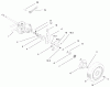 Toro 22161 - Recycler Mower, 2000 (200000001-200999999) Ersatzteile REAR WHEEL & GEAR CASE ASSEMBLY