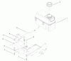 Toro 22162 - Recycler Mower, 1998 (8900001-8999999) Ersatzteile FUEL TANK ASSEMBLY