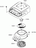 Toro 22163 (PT21) - PT21 Trim Mower, 2008 (280000001-280999999) Ersatzteile COOLING EQUIPMENT ASSEMBLY KAWASAKI FJ180V-AS28