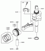 Toro 22163 (PT21) - PT21 Trim Mower, 2008 (280000001-280999999) Ersatzteile PISTON AND CRANKSHAFT ASSEMBLY KAWASAKI FJ180V-AS28