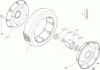 Toro 22164 (PT21) - PT21 Trim Mower, 2007 (270003001-270999999) Ersatzteile FRONT WHEEL AND TIRE ASSEMBLY NO. 100-2870