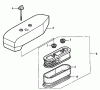 Toro 22166 - 21" Heavy-Duty Recycler/Rear Bagger Lawnmower, 2003 (230000001-230999999) Ersatzteile AIR CLEANER ASSEMBLY HONDA GXV160K1 A12