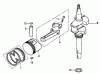 Toro 22166 - 21" Heavy-Duty Recycler/Rear Bagger Lawnmower, 2003 (230000001-230999999) Ersatzteile CRANKSHAFT AND PISTON ASSEMBLY HONDA GXV160K1 A12