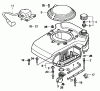Toro 22166 - 21" Heavy-Duty Recycler/Rear Bagger Lawnmower, 2003 (230000001-230999999) Ersatzteile FAN COVER ASSEMBLY HONDA GXV160K1 A12