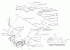 Toro 22166 - 21" Heavy-Duty Recycler/Rear Bagger Lawnmower, 2003 (230000001-230999999) Ersatzteile HANDLE ASSEMBLY