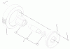 Toro 22166 - 21" Heavy-Duty Recycler/Rear Bagger Lawnmower, 2003 (230000001-230999999) Ersatzteile WHEEL AND TIRE ASSEMBLY NO. 100-2870