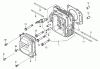 Toro 22167 - 21" Heavy-Duty Recycler/Rear Bagger Lawnmower, 2003 (230000001-230999999) Ersatzteile CYLINDER HEAD ASSEMBLY HONDA GXV160K1 A1