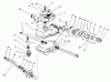 Toro 22167 - 21" Heavy-Duty Recycler/Rear Bagger Lawnmower, 2003 (230000001-230999999) Ersatzteile GEAR CASE ASSEMBLY NO. 74-1861