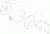 Toro 22167 - 21" Heavy-Duty Recycler/Rear Bagger Lawnmower, 2005 (250000001-250999999) Ersatzteile REAR WHEEL ASSEMBLY NO. 74-1720