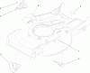 Toro 22167 - 21" Heavy-Duty Recycler/Rear Bagger Lawnmower, 2006 (260000001-260999999) Ersatzteile HOUSING ASSEMBLY NO. 98-7139