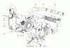 Toro 30940 - 40cc Back Pack Blower, 1982 (2000001-2999999) Ersatzteile BACK PACK AND BLOWER HOUSING ASSEMBLY