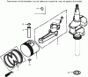 Toro 22168 - 21" Heavy-Duty Recycler/Rear Bagger Lawnmower, 2004 (240000001-240999999) Ersatzteile CRANKSHAFT AND PISTON ASSEMBLY HONDA GXV160K1-N1AH